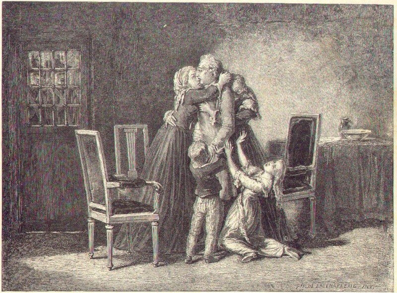  Les adieux de Louis XVI à sa famille, 20 janvier 1793 Adieux12