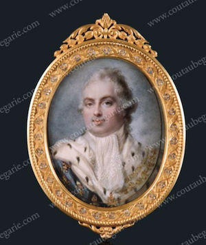 Portrait de Marie-Antoinette par Peter Edouard Stroely ou Stroeling  Captur11