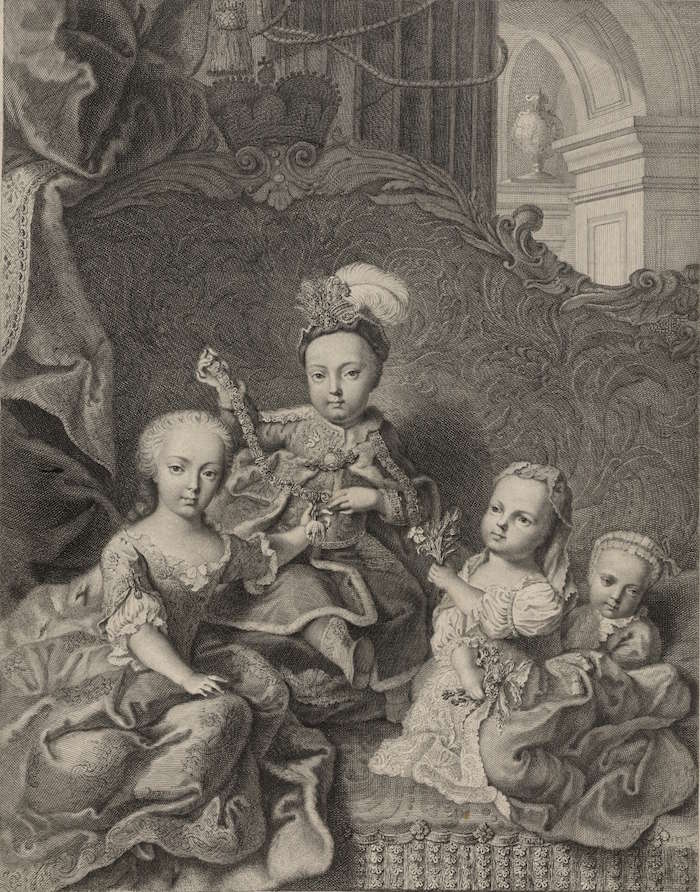 Portraits de la famille impériale, par Martin Van Meytens (et atelier) Martin11