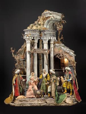 Dioramas et crèches du XVIIIe siècle Neapol10
