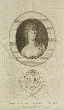 Portrait de Marie-Antoinette par Peter Edouard Stroely ou Stroeling  Schiav10