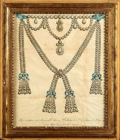 Le collier dit de la reine Marie-Antoinette (L'affaire du collier de la  reine), et ses répliques