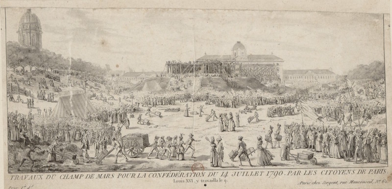 fédération - La Fête de la Fédération (14 juillet 1790) Travau10