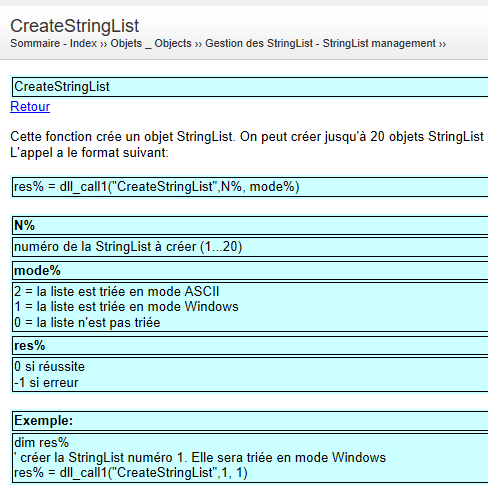 Demande d'amélioration de 'CreateStringList'. Aa171