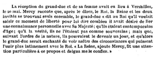 Correspondance de la Reine Marie-Antoinette avec le Comte Mercy Zzj318