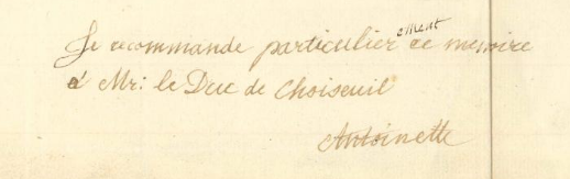 Lettre de l'Abbé Vermond à la Dauphine Marie Antoinette Zzzzzz10