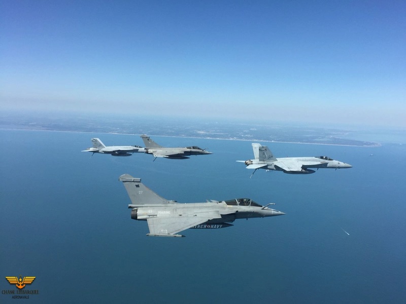 Opération "Chesapeake" Rafale et Hawkeye s'entrainent aux Etats Unis Dch55r10