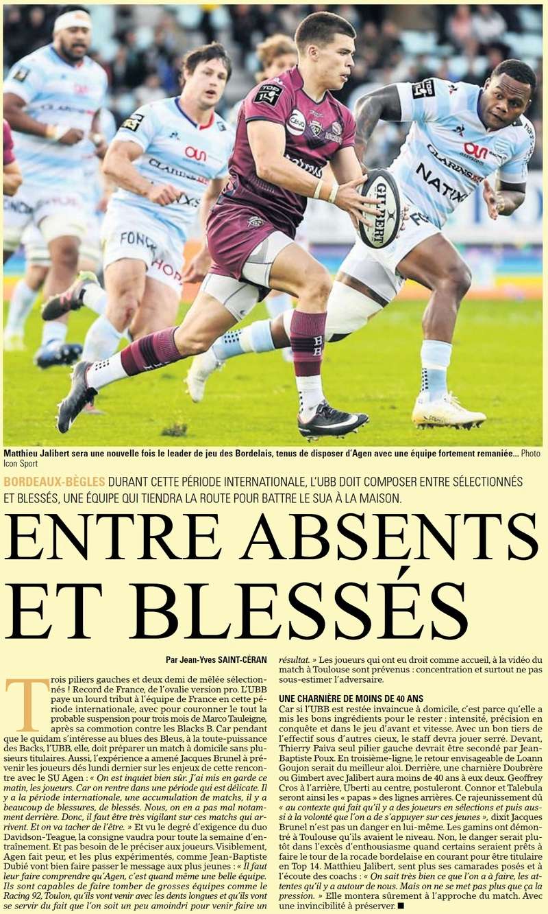 Top14 - 10ème journée : UBB - Agen - Page 3 Sans_t46