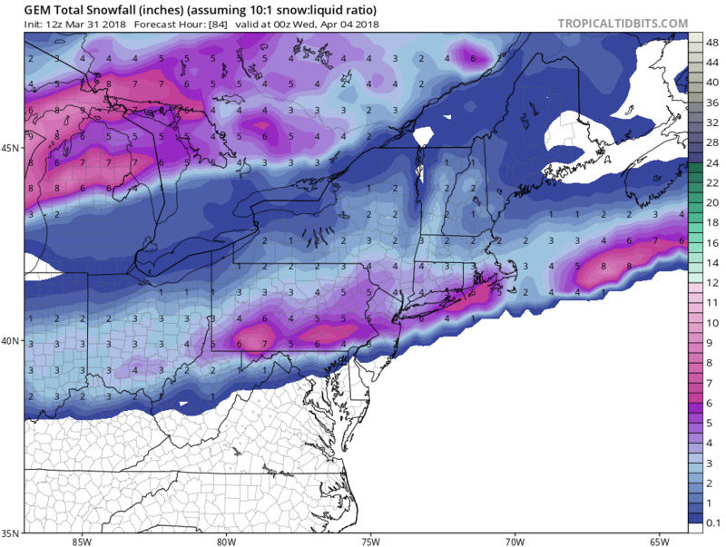 APRIL 2nd 2018 SNOW!!! Model Discussions AND Observations Gem_ma10