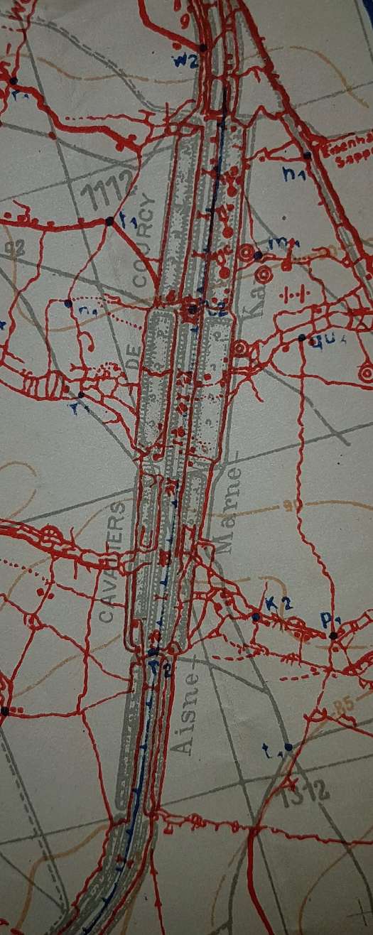 Liste des travaux réalisés par l'armée autour du canal (secteur Reims)  139