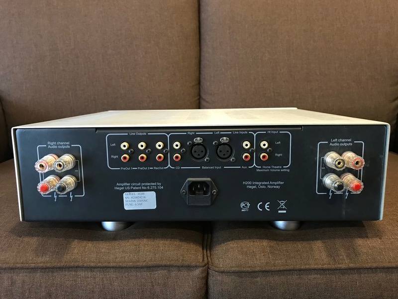 Hegel Audio H200 Integrated Amplifier (Used) SOLD Img_1910