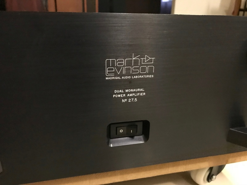 Mark Levinson No 27.5 Stereo Power Amplifier (Used) SOLD Img_4011