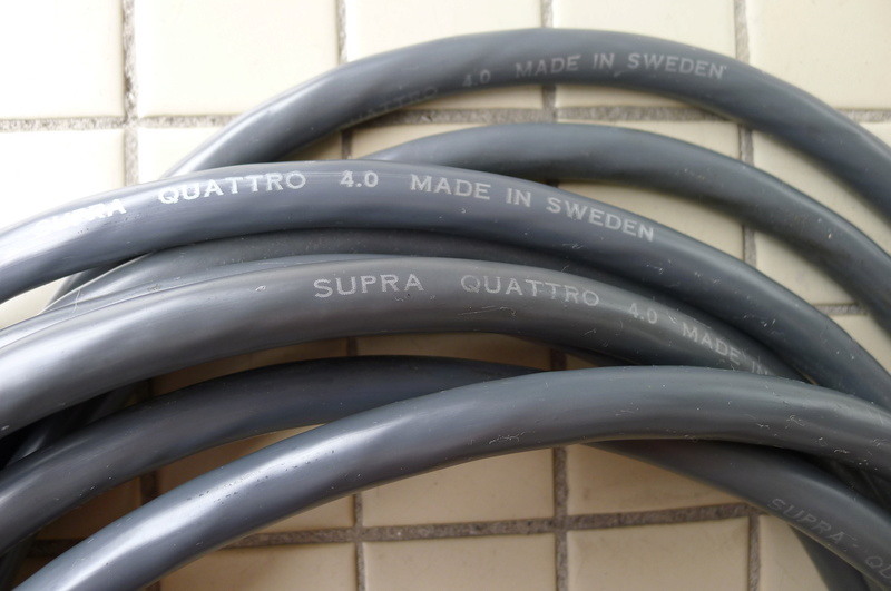 Supra Quattro 4.0 Bi-Wire Speaker Cables, 7.8 meter (Used) SOLD P1140310