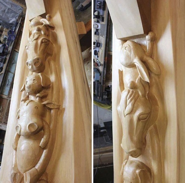 Nghệ sỹ Nhật Bản điêu khắc động vật tỉ mỉ và chi tiết từ gỗ ... A1312