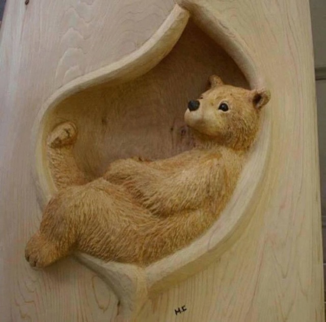 Nghệ sỹ Nhật Bản điêu khắc động vật tỉ mỉ và chi tiết từ gỗ ... A357
