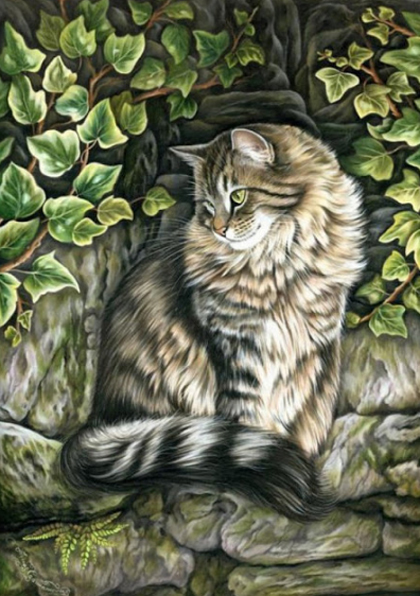 Thế giới của mèo qua tranh vẽ ... Aa513