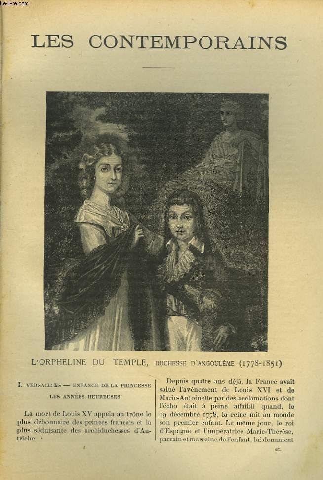 Gravures sur les enfants de Louis XVI et Marie Antoinette 90637610