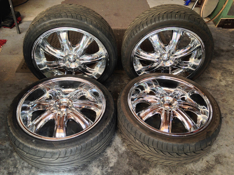 FS: 20" Chrome Wheels & Tyres (Dual 6-stud pattern) - VIC AU Hiace-10