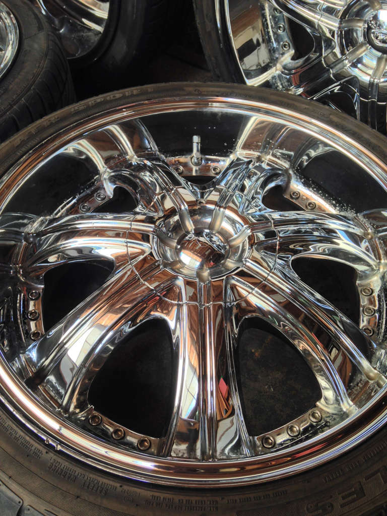 FS: 20" Chrome Wheels & Tyres (Dual 6-stud pattern) - VIC AU Hiace-12