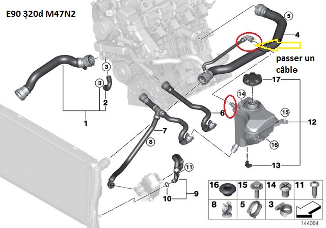 [ BMW E90 320D M47N2 an 2006 ] Montée/baisse de température LDR (résolu) 17_vas10