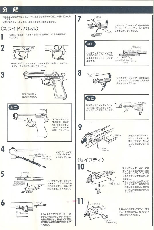 MGC Beretta M9 Instruction Manual M9page11