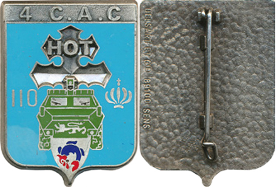 insigne 4 compagnie anti char hot  In111017