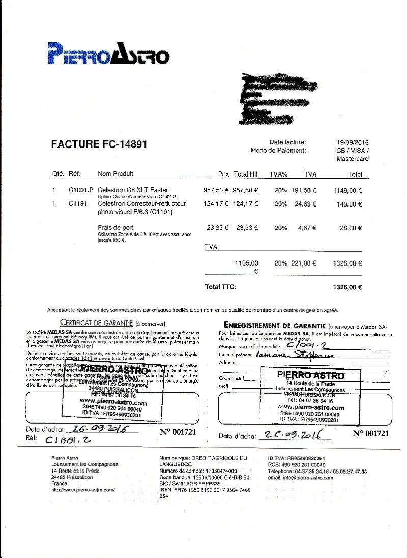 Vente C8 XLT Fastar Fac10