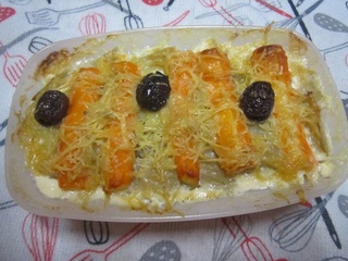 Gratin de blettes.surimi. 20139912