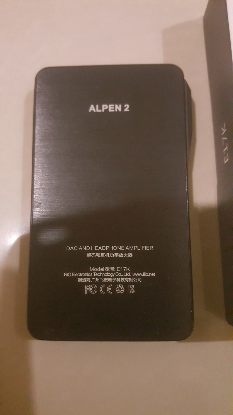 Fiio Alpen 2 DAC and Headphone Amplifier (Sold) 20180126