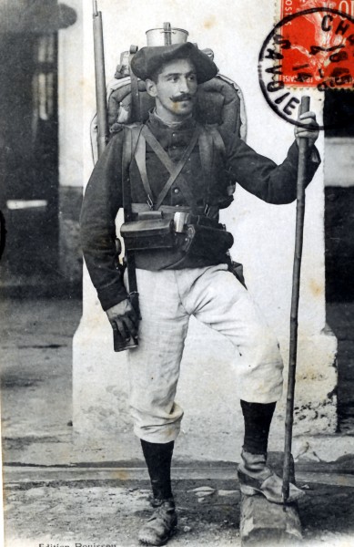 Infanterie alpine, 1905, en manoeuvre... Photos10