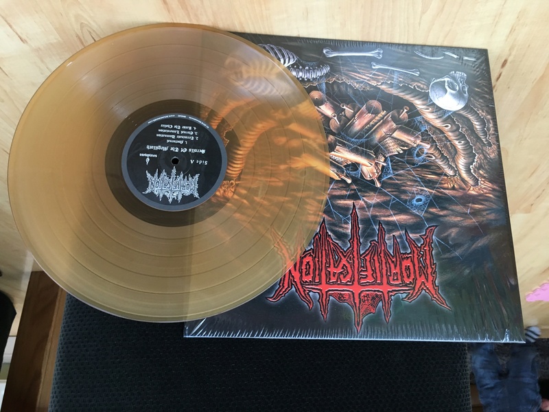 MORTIFICATION ~ Scrolls Vinyl in Ochre 7dd06710