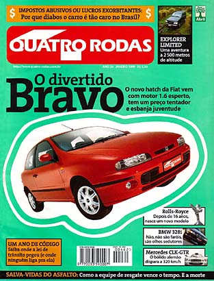 (C297): Avaliação Revista Quatro Rodas - CLK GTR - janeiro/1999 Ef92b210