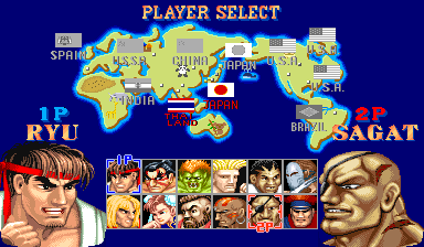 Your favorite fighting game's select screen of all time Cesele10