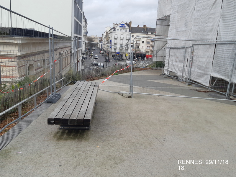 Gare de Rennes Point chantier 29 novembre 2018 20181277