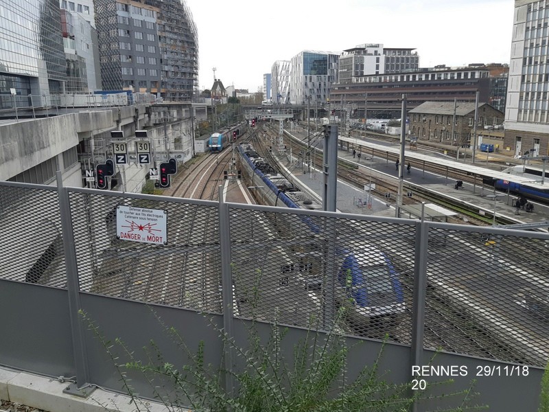 Gare de Rennes Point chantier 29 novembre 2018 20181279