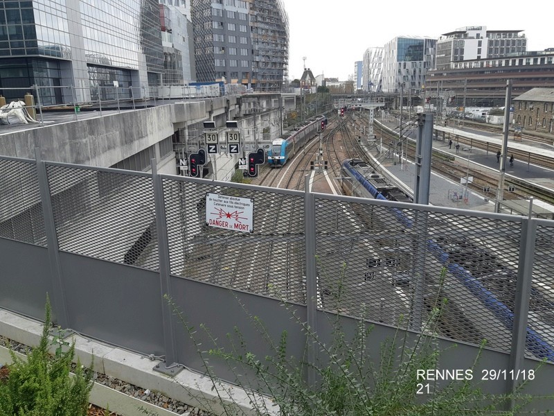 Gare de Rennes Point chantier 29 novembre 2018 20181280