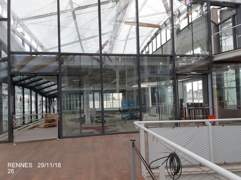 Gare de Rennes Point chantier 29 novembre 2018 20181285