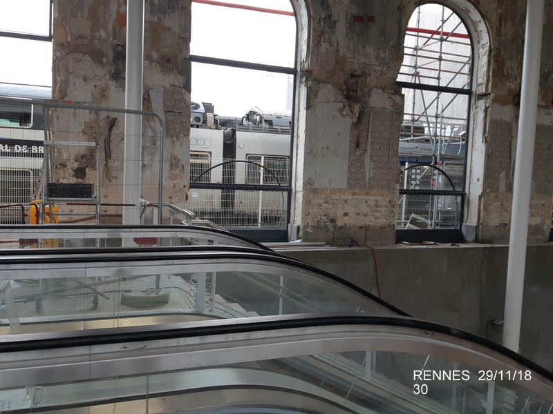 Gare de Rennes Point chantier 29 novembre 2018 20181289