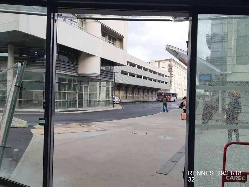 Gare de Rennes Point chantier 29 novembre 2018 20181292
