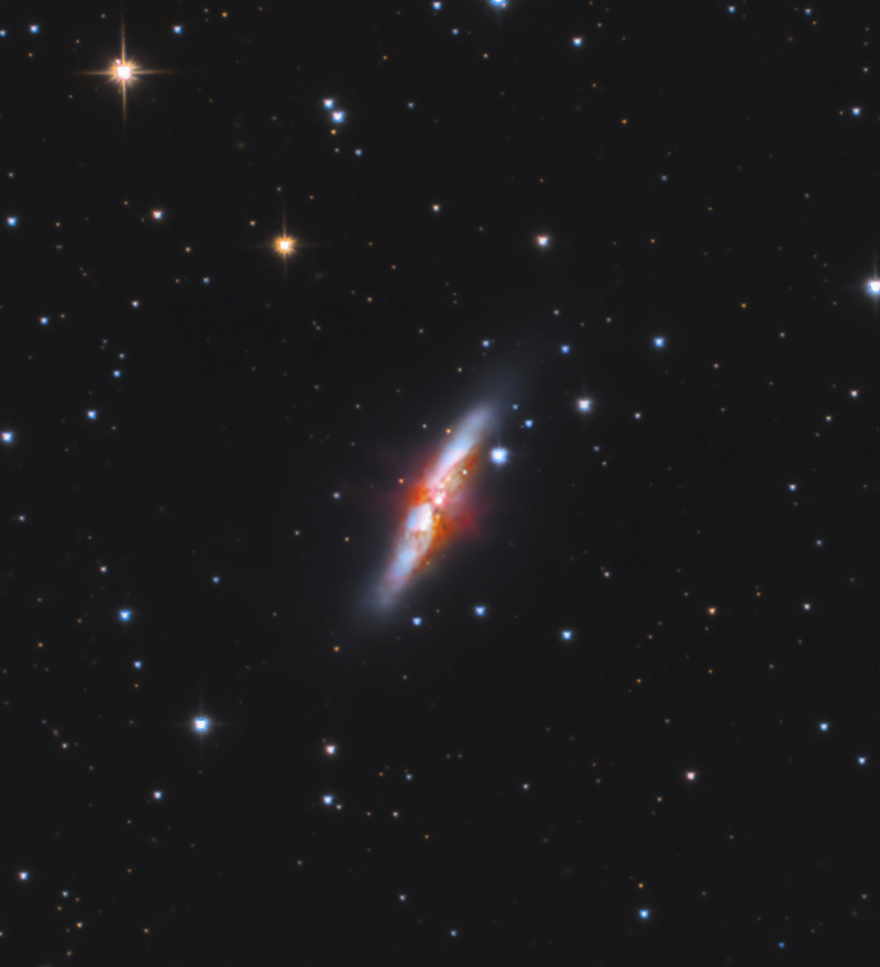 M82 HaLRVB au RCOS M8210