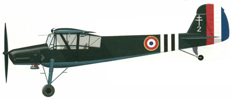 Fieseler 156 Storch & Morane Saulnier 500 à 506 Criquet 21_412