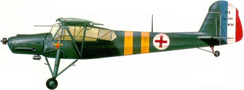 Fieseler 156 Storch & Morane Saulnier 500 à 506 Criquet 21_710