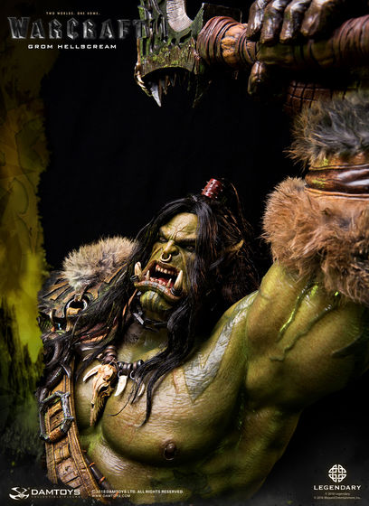Warcraft Movie - Grom Hellscream 2.0 - 34-inch Premium Statue (DamToys) 03380013