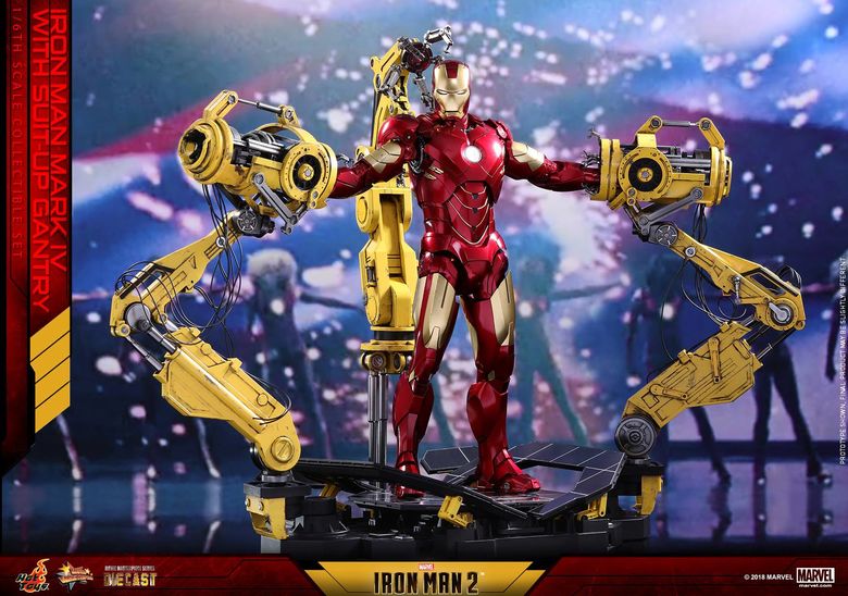 Iron Man 2 - Mark IV With Suit-Up Gantry Featuring - 1/6 scale Collectible Set (Hot Toys) 12545110