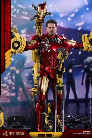 Iron Man 2 - Mark IV With Suit-Up Gantry Featuring - 1/6 scale Collectible Set (Hot Toys) 12545112