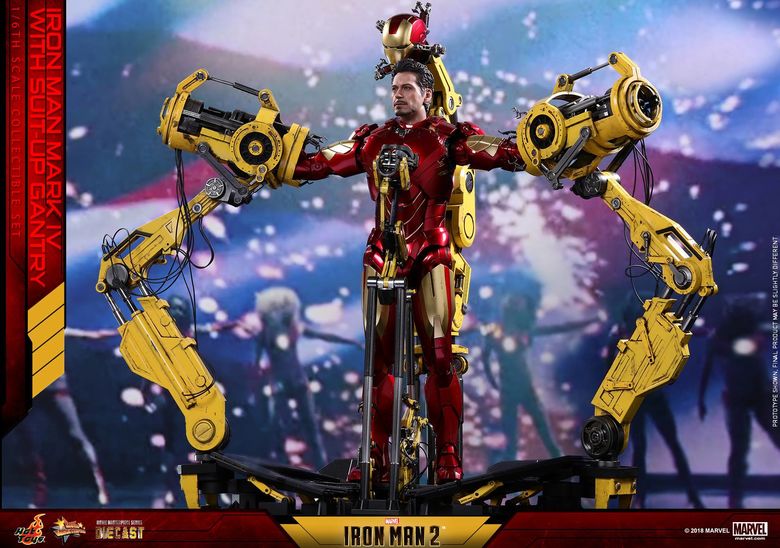Iron Man 2 - Mark IV With Suit-Up Gantry Featuring - 1/6 scale Collectible Set (Hot Toys) 12545212