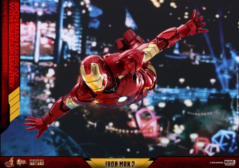 Iron Man 2 - Mark IV With Suit-Up Gantry Featuring - 1/6 scale Collectible Set (Hot Toys) 12545213