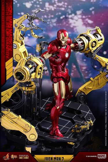 Iron Man 2 - Mark IV With Suit-Up Gantry Featuring - 1/6 scale Collectible Set (Hot Toys) 12545310