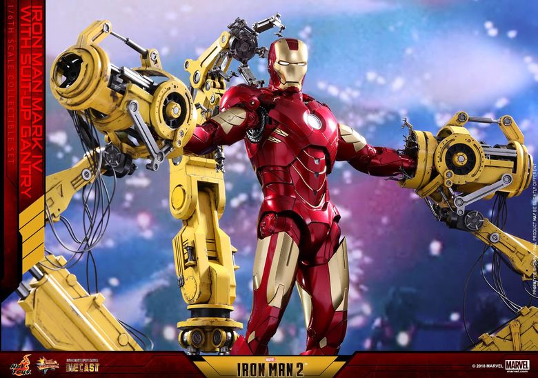 Iron Man 2 - Mark IV With Suit-Up Gantry Featuring - 1/6 scale Collectible Set (Hot Toys) 12545312