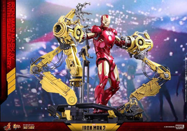 Iron Man 2 - Mark IV With Suit-Up Gantry Featuring - 1/6 scale Collectible Set (Hot Toys) 12545511